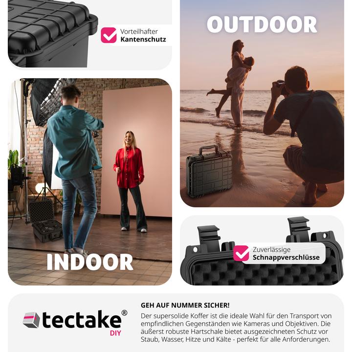 Immagine prodotto tectake Custodia universale per foto (Custodia fotografica, 8.90 l)