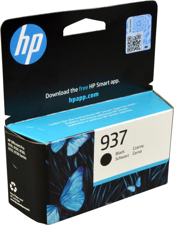 Produktbild HP 937 Cartouche Encre Authentique Noir, 1 pièce(s) (BK)