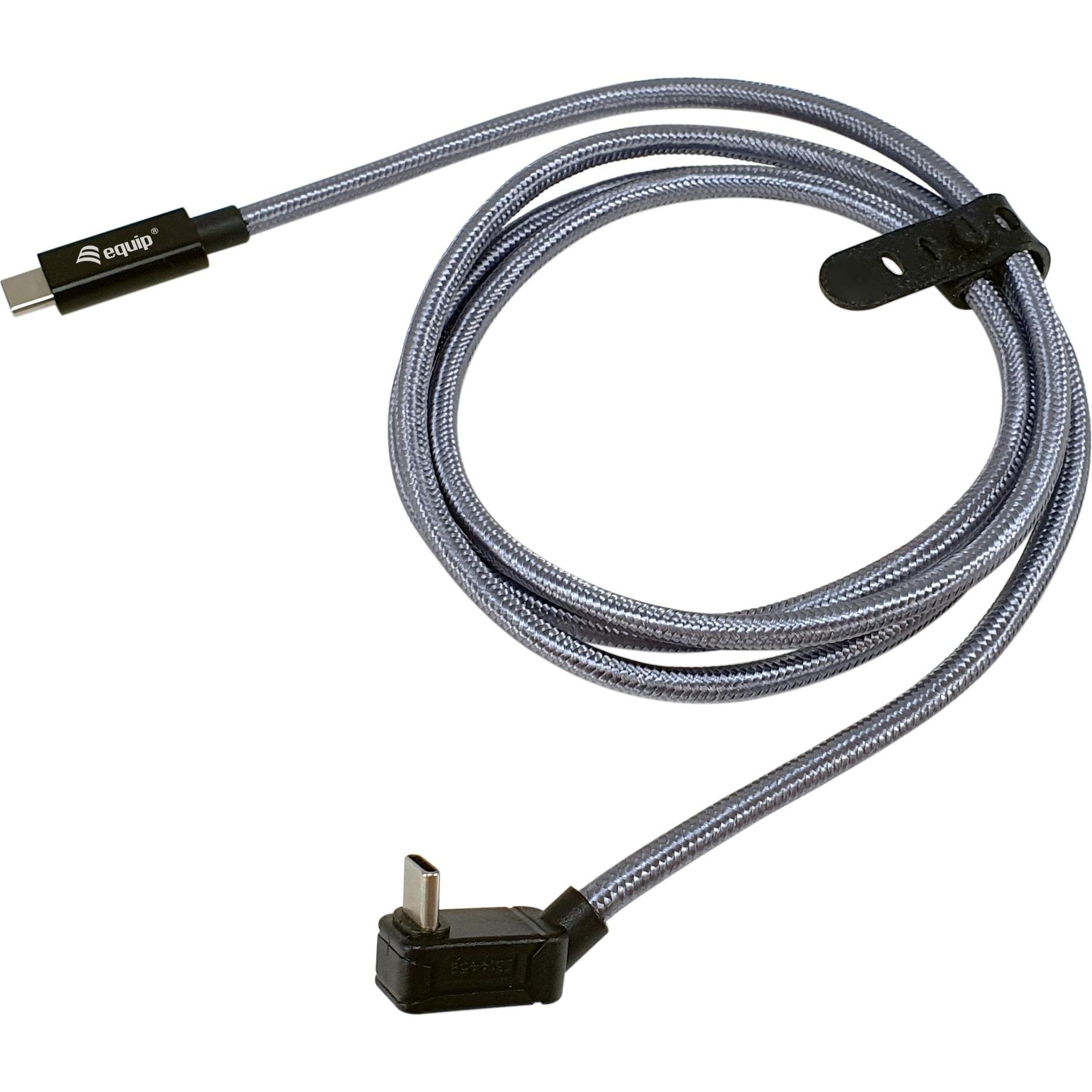 equip Kabel USB-C 3.0 -> USB-C St/St 2.00m 20Gbps schwarz (2 m, USB 3.2 Gen 2x2), USB Kabel