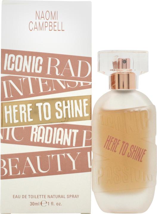 Actual product image Naomi Campbell Here To Shine (Eau de toilette, 30 ml)