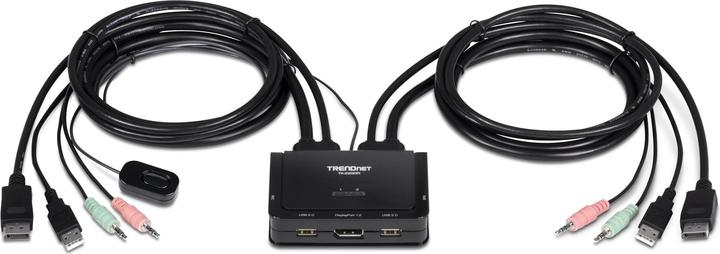 Actual product image Trendnet TK-220DPI Keyboard/Video/Mouse (KVM) Switch Black