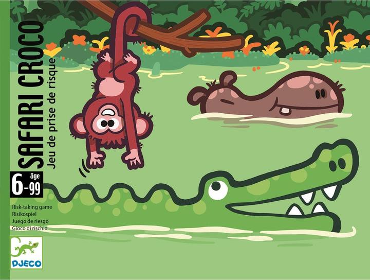 Djeco Kartenspiel Safari croco (mult)