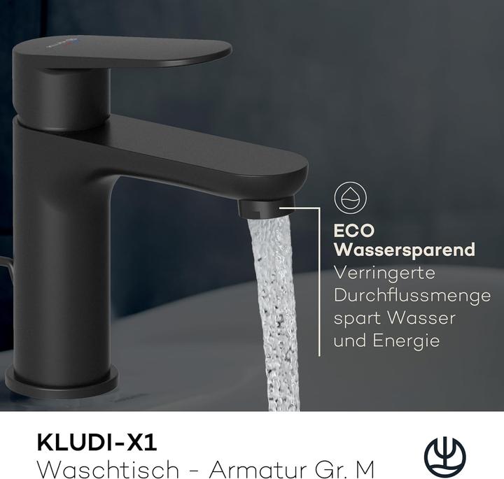 Actual product image Kludi X1 basin mixer