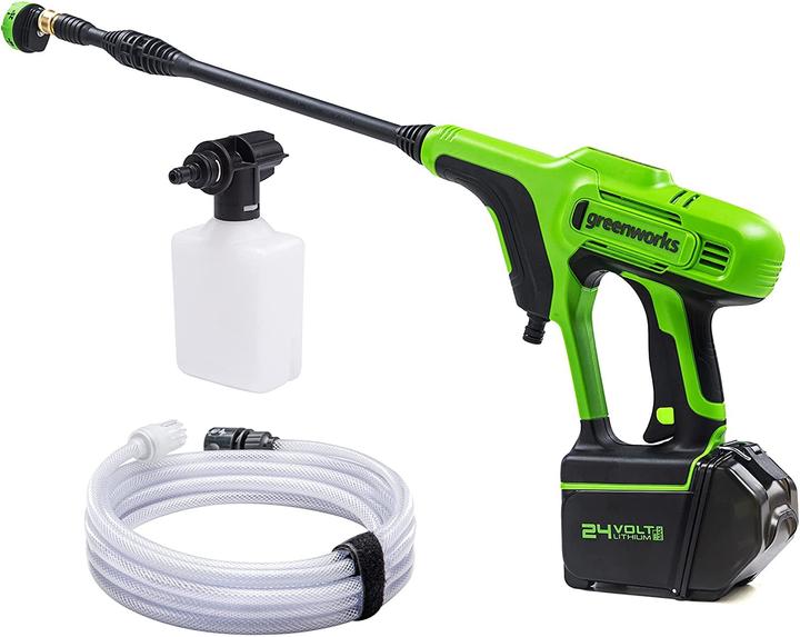 Actual product image Greenworks Battery pressure cleaner G24PW, without battery (Rechargeable battery operated)