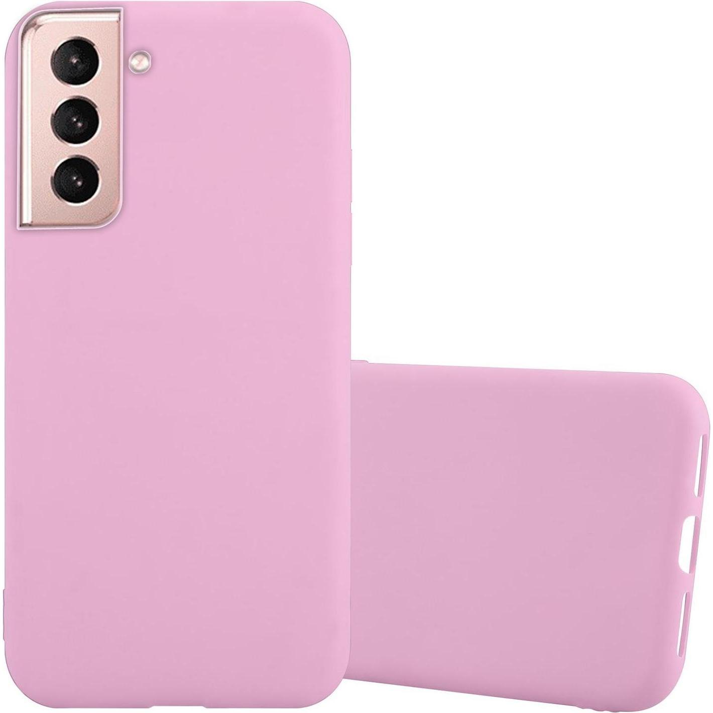 Cadorabo TPU Candy Cover (Samsung Galaxy S21 5G), Smartphone Hülle, Rosa