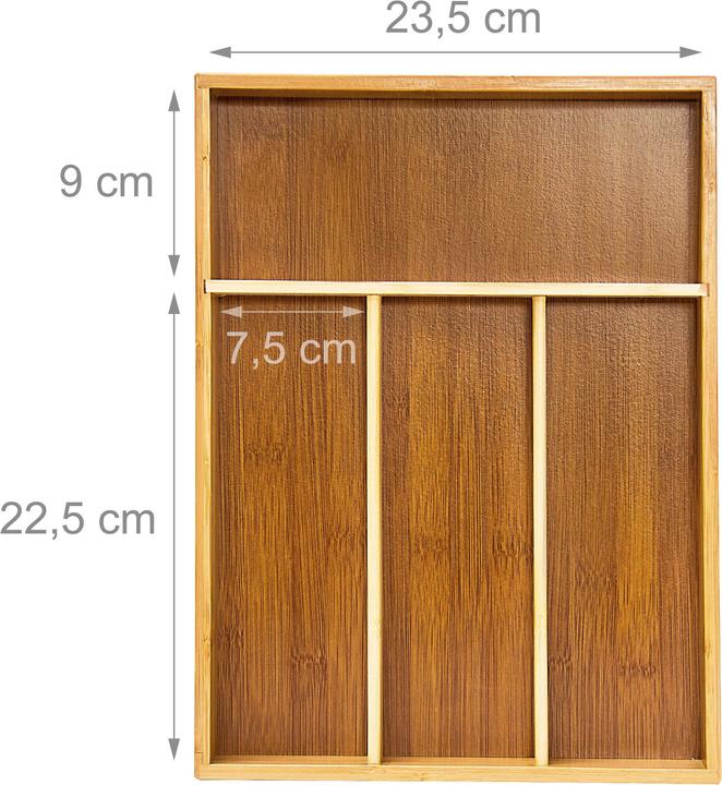 Actual product image Relaxdays Cutlery tray