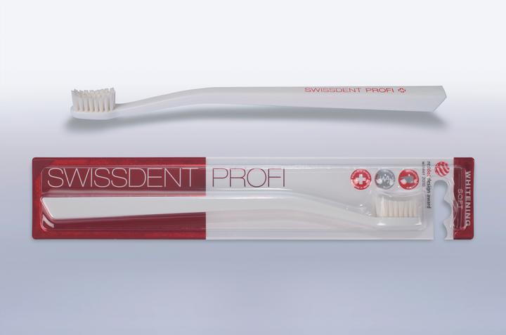 Produktbild Swissdent PROFI Whitening Zahnbürste Soft Weiss (1 Stk) (Weich, 1 x)