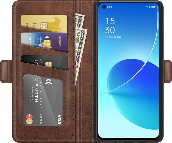 Actual product image Screenguard Oppo Reno6 5G CardLounge Leather Case (Oppo Reno 6 5G)