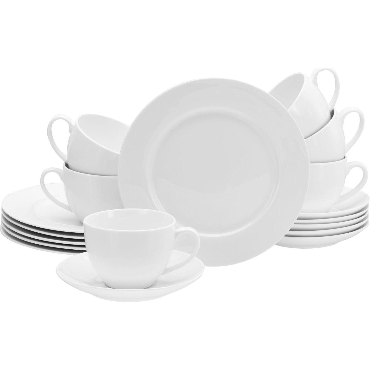 CreaTable, Geschirrset, Kaffeeset Fleur Royal ws18tlg (18 Stück)