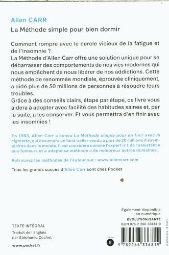 Image du produit La méthode simple pour bien dormir (Carr Allen, Français)