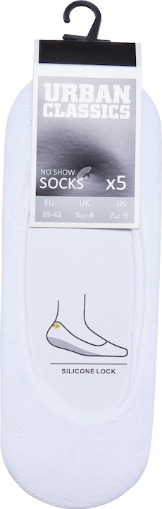 Immagine prodotto Urban Classics Invisible Socks 5-Pack (Confezione da 5 pezzi, 43 - 46)