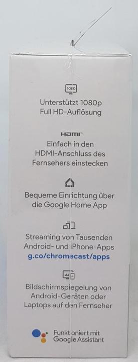 Actual product image Google Chromecast 3 (Android 4.2 (Jelly Bean), Android 4.0 (Ice Cream Sandwich))