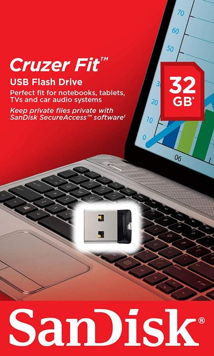 Produktbild SANDISK Cruzer Fit (32 GB, USB-A)