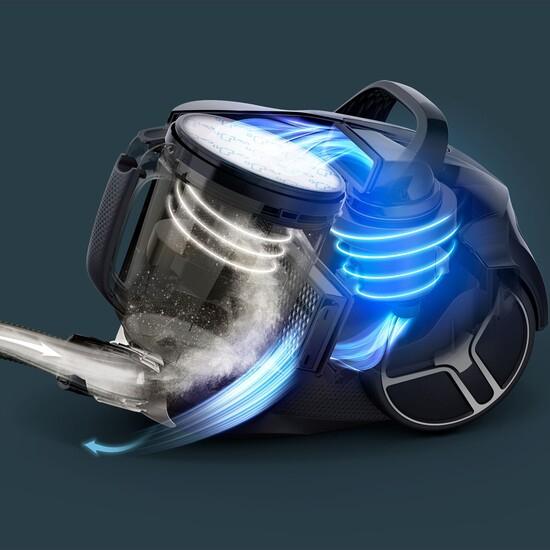 Produktbild OBH Nordica Compact Power XXL Bagless -p??lypussiton p??lynimuri, musta