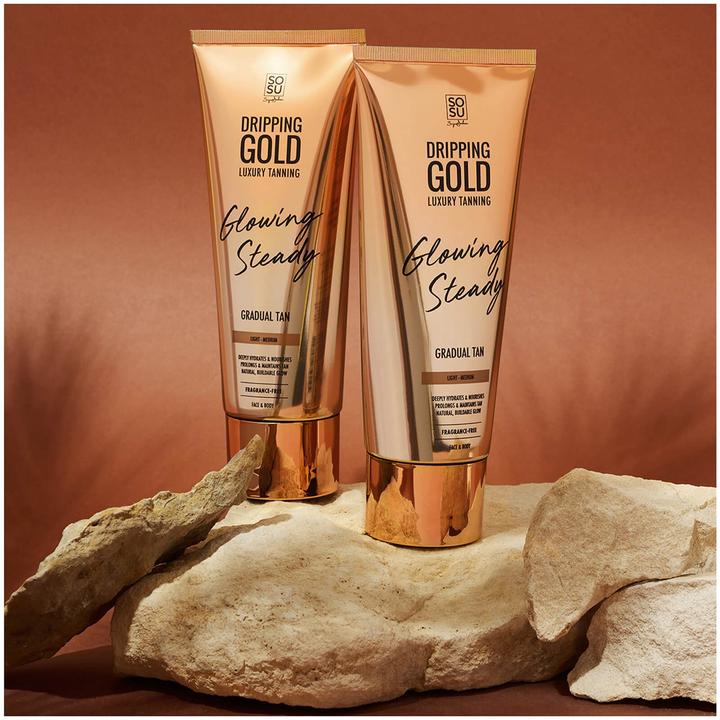 Produktbild Sosu Glowing Steady Gradual Tan - Self-tanning Cream - 200ml (Selbstbräunungscreme, 200 ml)