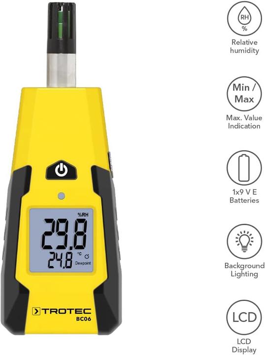 Immagine prodotto Trotec BC06 Thermohygrometer