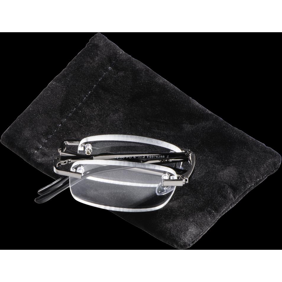 Thumbnail - Hama, Lesebrille, Rahmenlos, Metall, Gun, +2,5 dpt (+2.5)