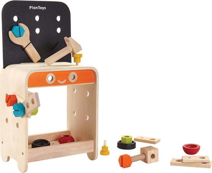Actual product image Plantoys Workbench with 22 accessories