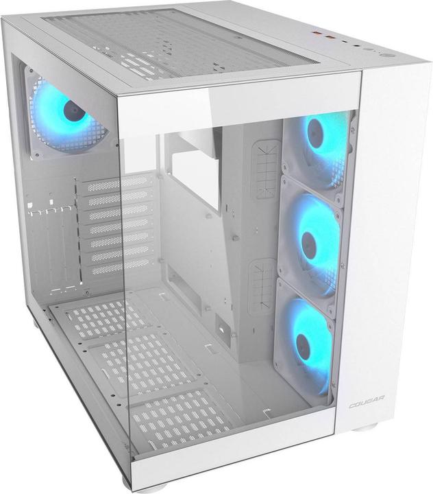 Actual product image Cougar Boitier Moyen Tour ATX FV150 RGB avec panneaux vitrés (Blanc) (ATX, mATX, Mini-ITX)