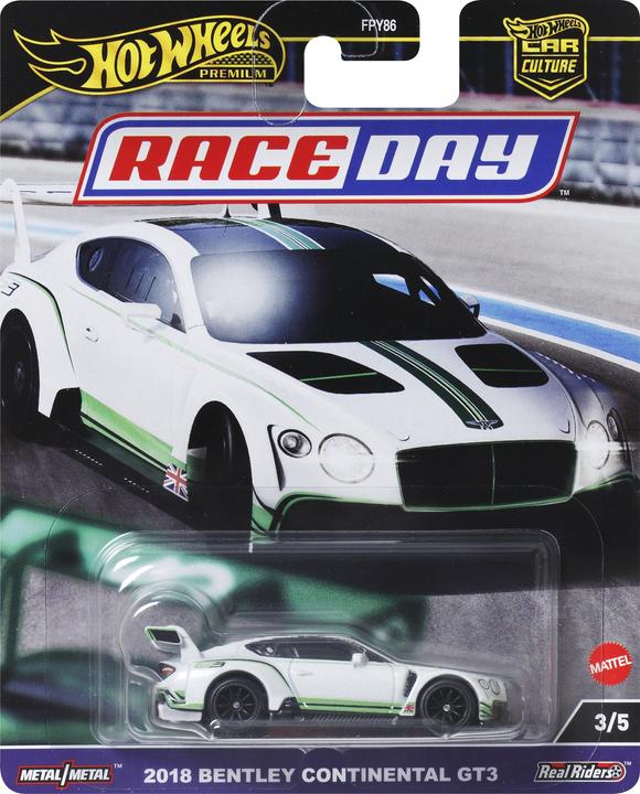 Actual product image Hot Wheels 2018 Bentley Continental GT3