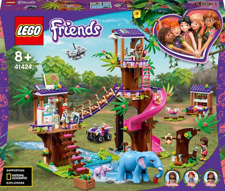 Produktbild LEGO Tierrettungsstation im Dschungel (41424, LEGO Friends)