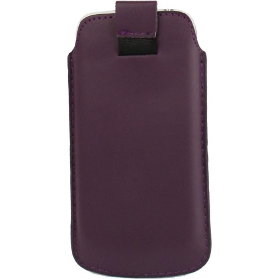 Thumbnail - König Design Handyhülle Tasche Slide Hülle Dunkel Lila (Nokia X), Smartphone Hülle