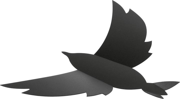 Produktbild Securit 3D-Wand-Kreidetafel "BIRD", schwarz inklusive Montagematerial und Kreidemarker (28 x 16.30 cm)