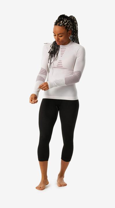 Image du produit Wedze Sous-vêtements de ski fonctionnels Femme Laine Mérinos sans couture - BL900 beige/rose (S, M)