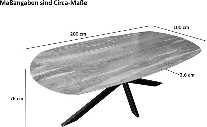 Actual product image SAM Rama (200 x 90 x 76 cm)