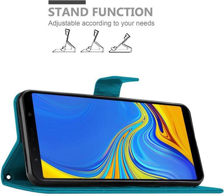 Produktbild Cadorabo Flower Book Cover (Samsung Galaxy A7 (2018))