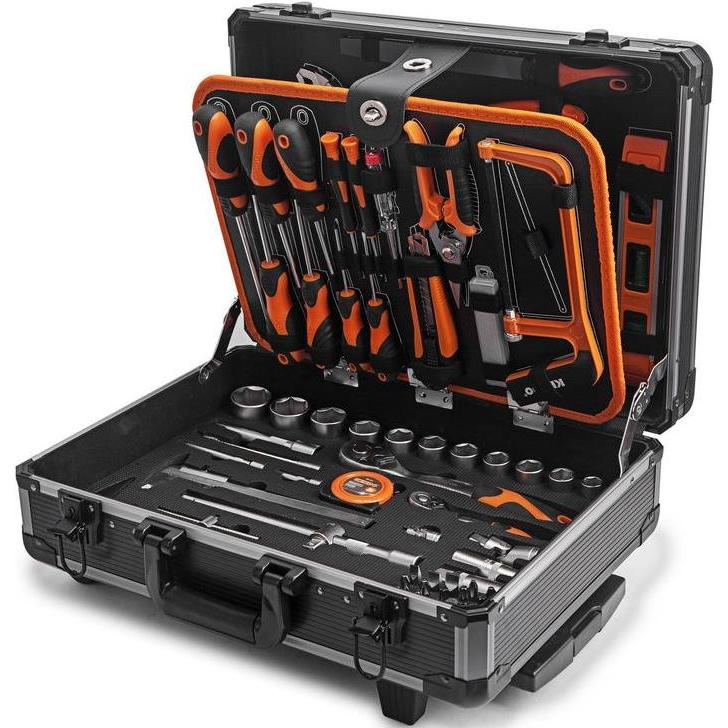 Kendo, Werkzeugkoffer, Werkzeugtrolley 161-teilig (161 Teile)