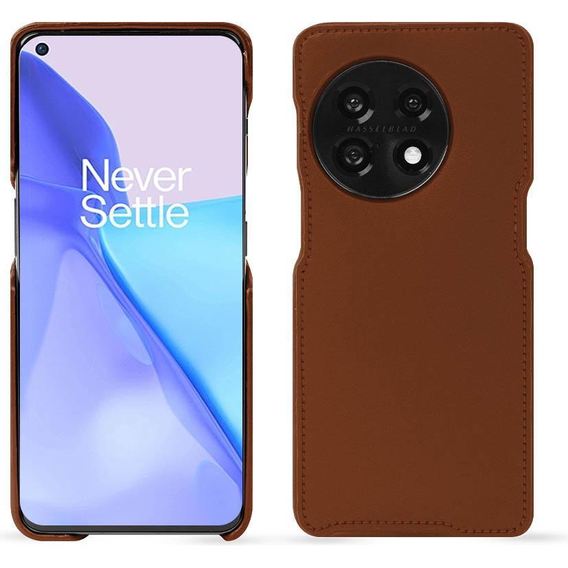 Noreve Lederschutzhülle (OnePlus 11), Smartphone Hülle, Braun