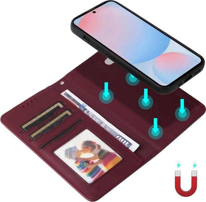 Actual product image Cover-Discount Galaxy A56 - Teilbare Brieftasche 2-in-1 Handyhülle (Samsung Galaxy A56)