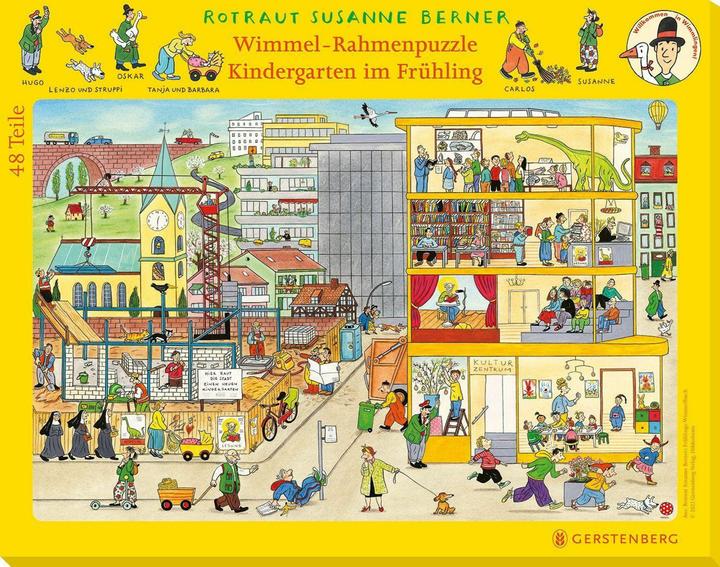 Wimmel frame puzzle spring motif kindergarten (48 pieces)