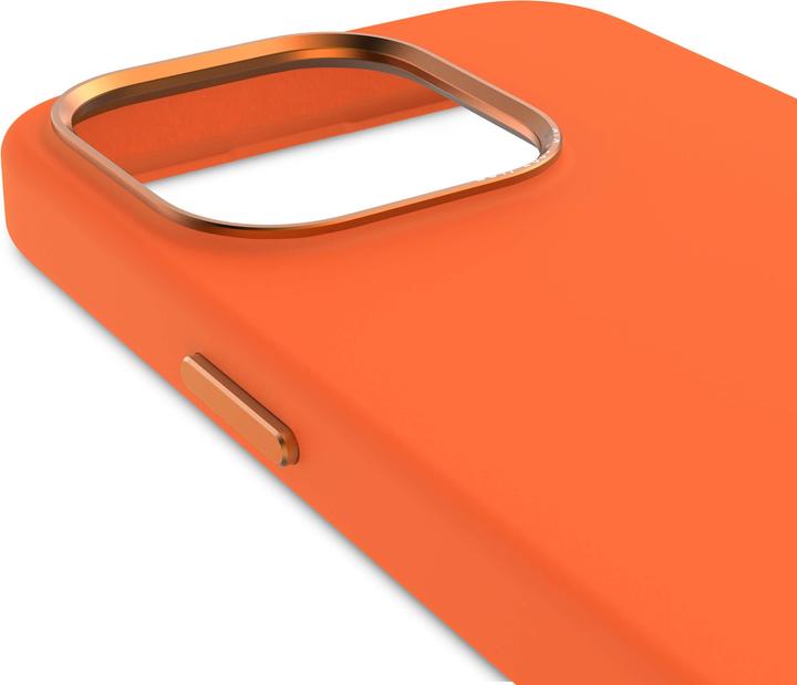 Actual product image Decoded AntiMicrobial Silicone Backcover iPhone 15 Pro Apricot (Apple iPhone 15 Pro)