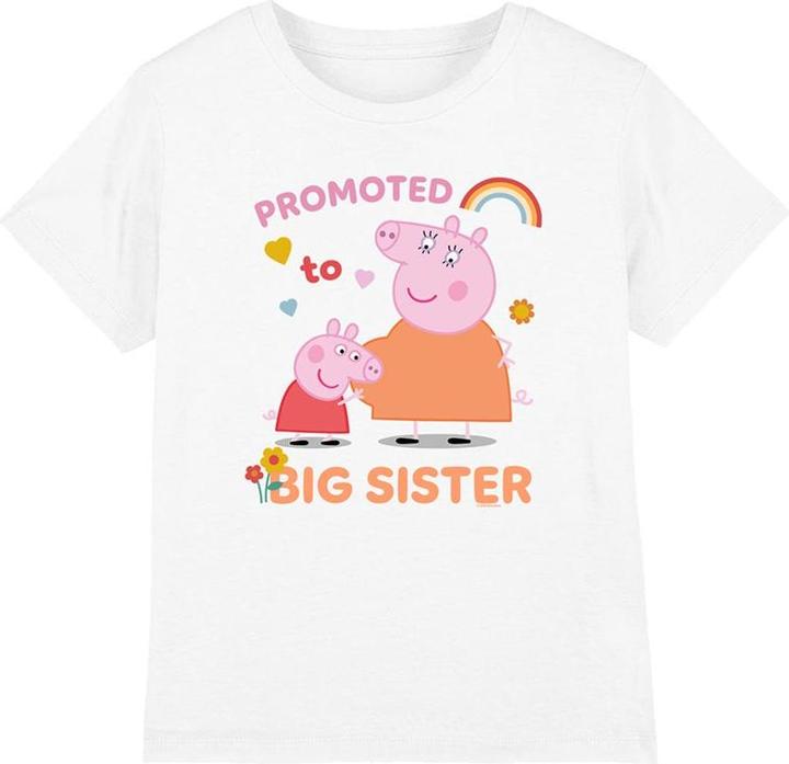 Peppa Pig Promoted To Big Sister Maglietta Bambini