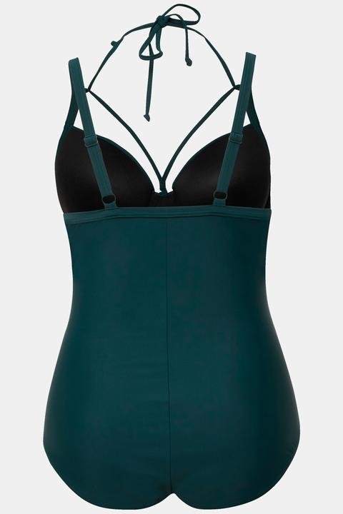 Actual product image Ulla Popken Strappy Cutout Swimsuit (46)