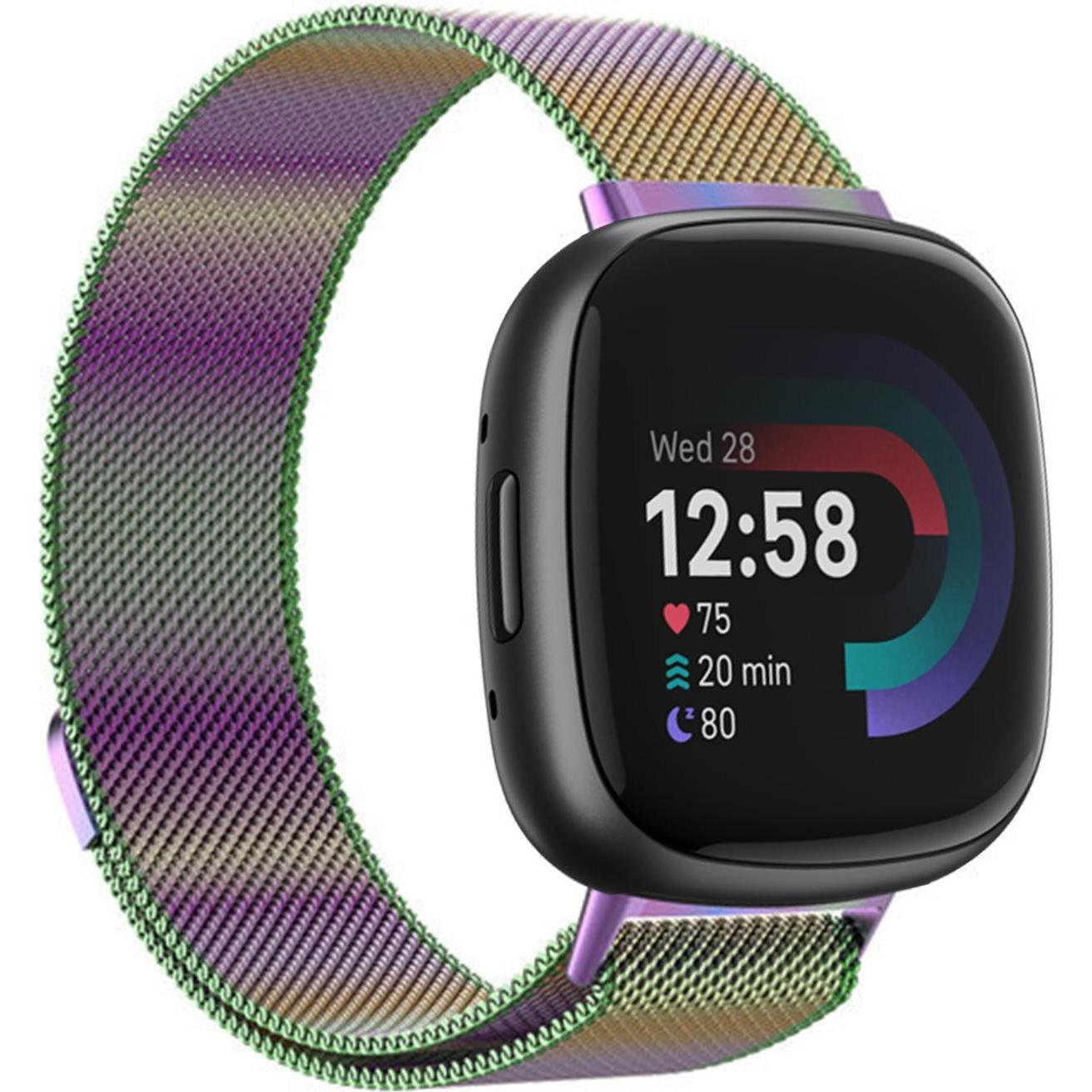 Strap-it Armband (Edelstahl, Fitbit Versa 4), Uhrenarmband