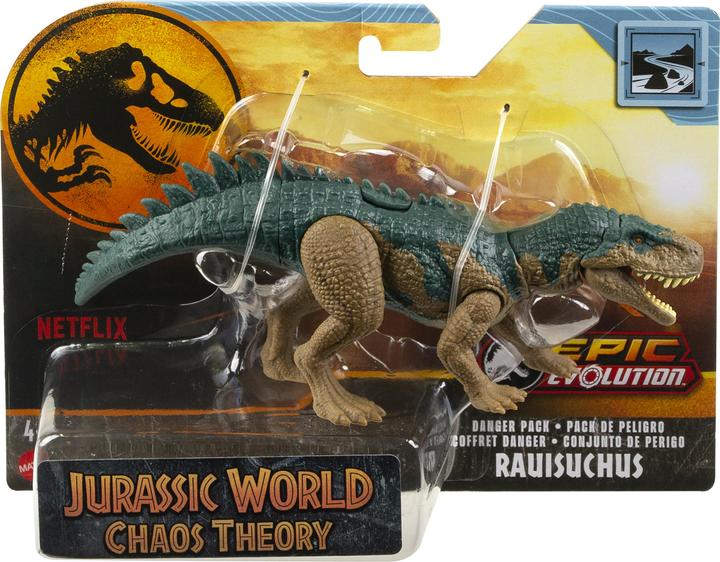 Actual product image Mattel JURASSIC WORLD DANGER PACK Rauisuchus