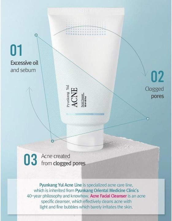 Actual product image Pyunkang Yul ACNE Facial Cleanser (Cleansing gel, 120 ml)