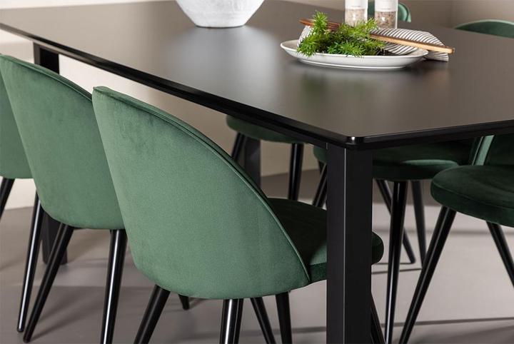 Produktbild Ebuy24 Essgruppe Oslo schwarz (MDF)