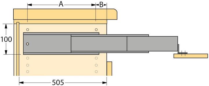 Productafbeelding Hettich Strijkplank (93 x 31 cm)