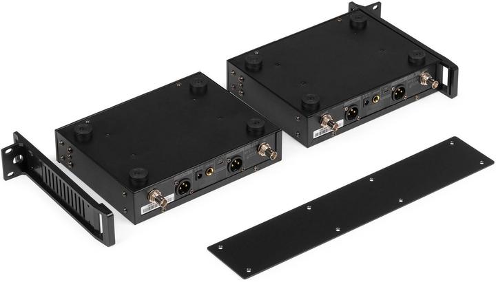 Actual product image Power Dynamics PD522 microfoonsysteem met 2 draadloze UHF microfoons - 2x 100 kanalen