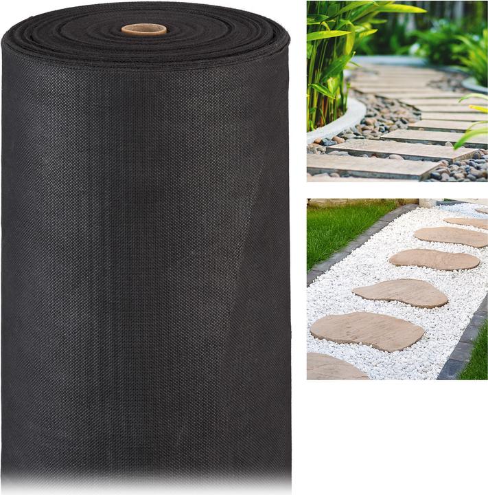 Image du produit Relaxdays Toile anti-mauvaises herbes 150g/m²