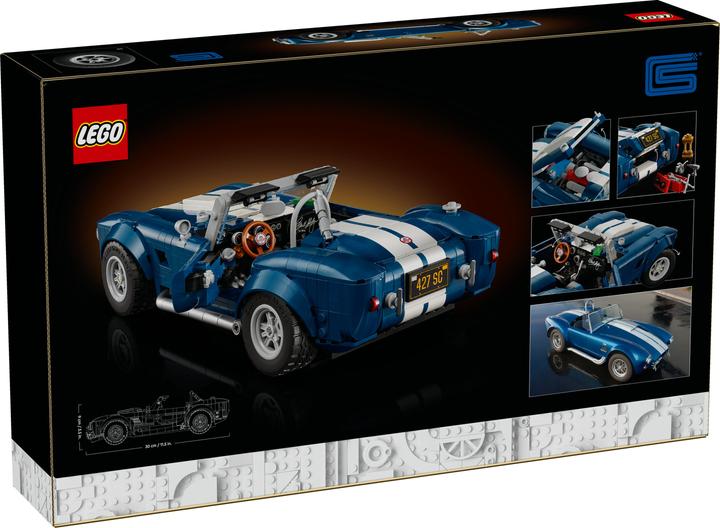 Image du produit LEGO Shelby Cobra 427 S/C (10357, LEGO Icons)