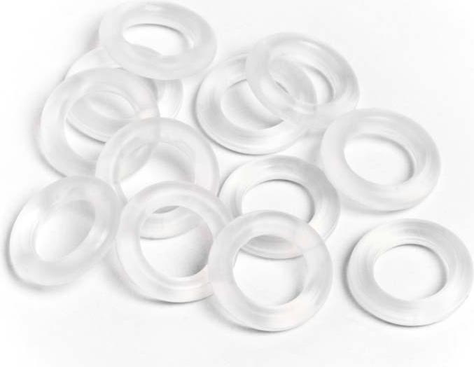 Actual product image HPI O-RING P6 (6x2mm/CLEAR/12pcs)