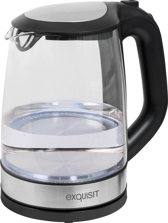 Produktbild Exquisit WK 3501 5010060, glas/edelstahl/sch (2 l)