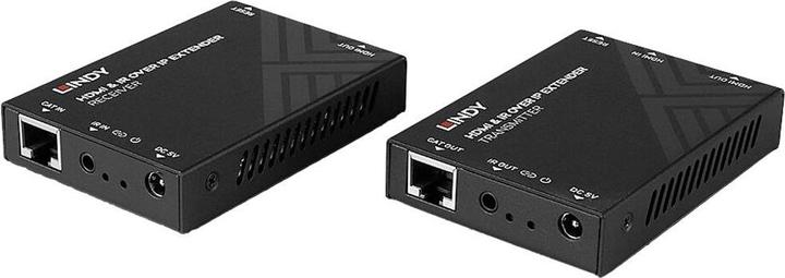 Produktbild Lindy HDMI & IR über IP Extender Erweitert die HDMI-Signalreichweite unter Verwendung eines IP-Netzwerkes (Video Switch)