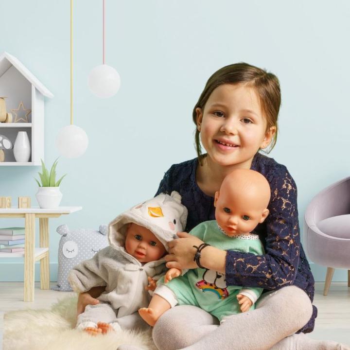 Actual product image Heless Pu romper suit penguin, size 35-45cm