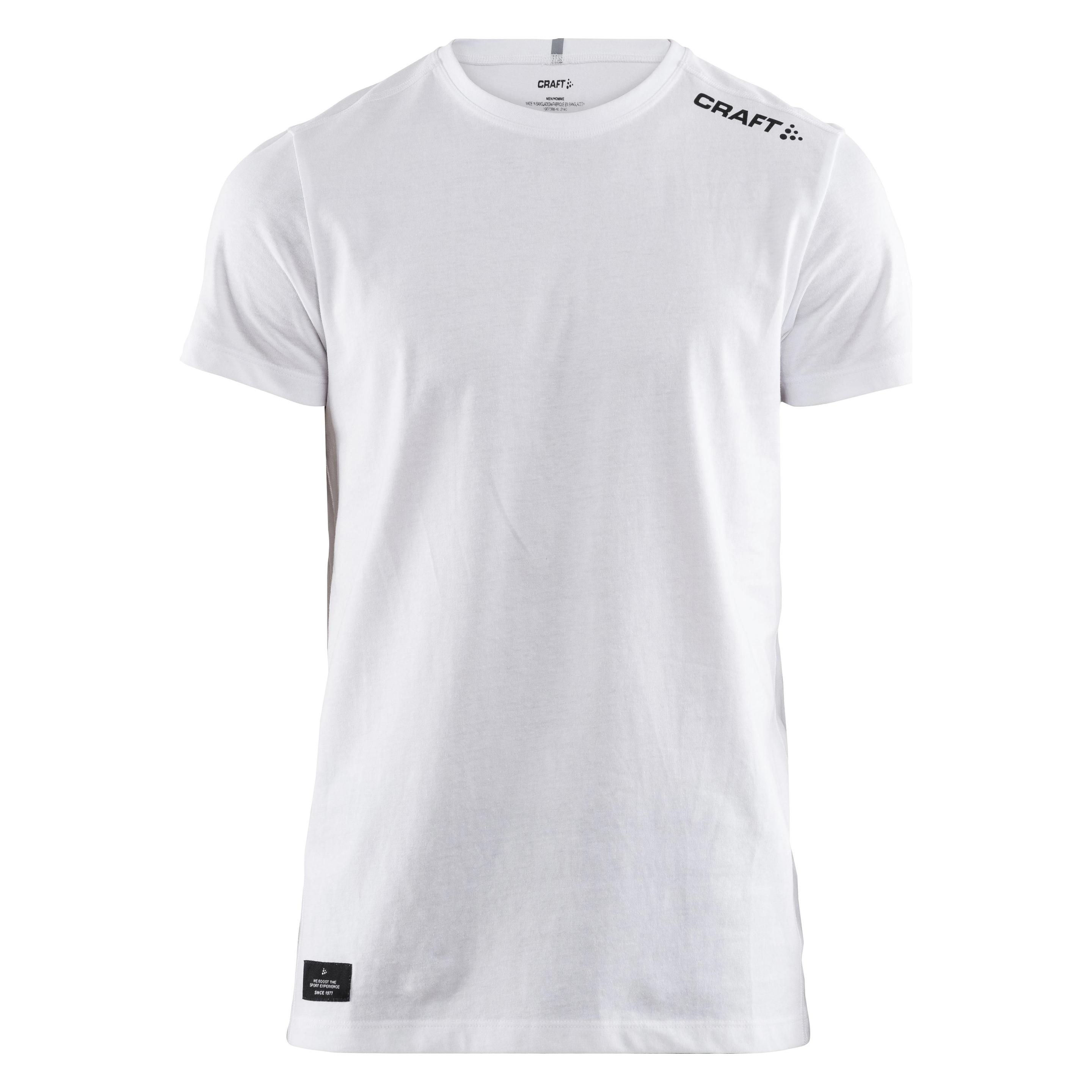 Craft, Herren, Sportshirt, Community Mix Ss Tee Herren (M), Weiss, M